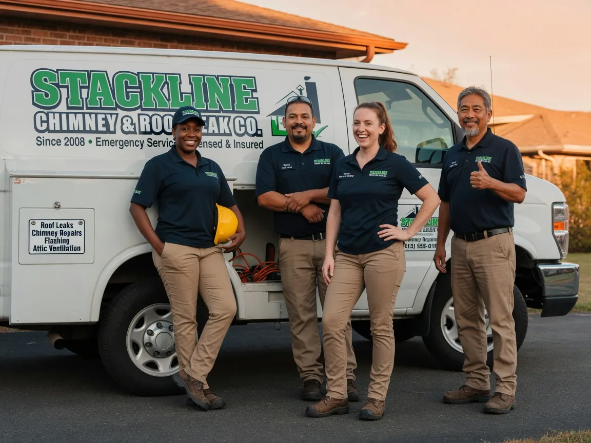 Chimney flashing repair company in Granite Quarry, NC